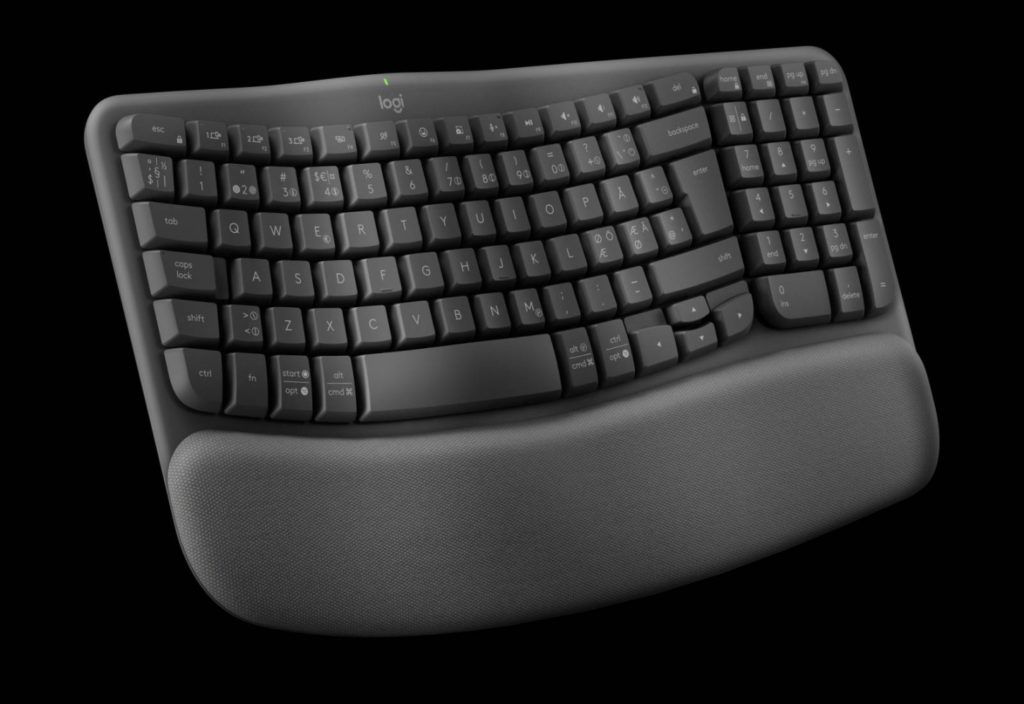 Logitech uvádí na trh ergonomické klávesnice Wave Keys